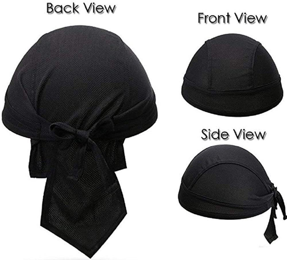 2 Pack Cooling Helmet Liner Do Dew Rag Skull Cap Beanie Bandana Head Wrap Hat US
