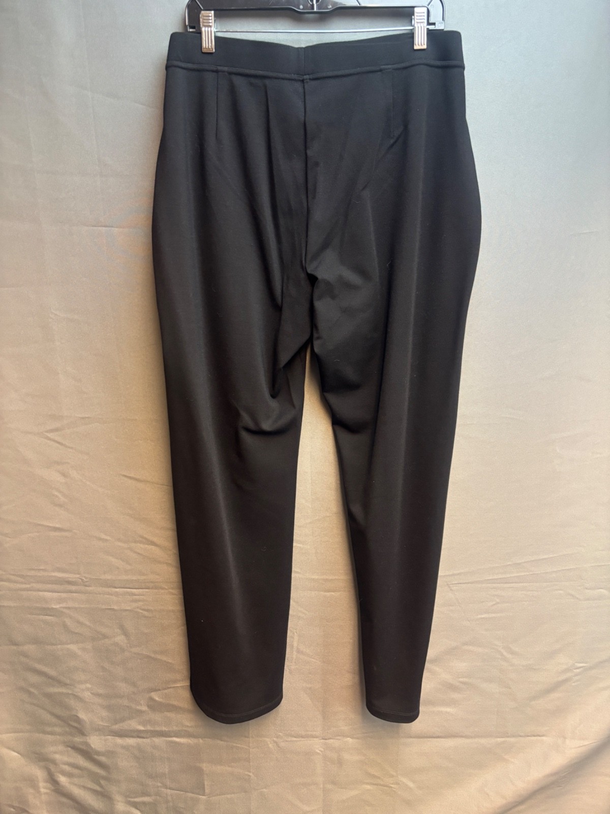 EILEEN FISHER RAYON NYLON SPANDEX ELASTIC WAIST SLIM PANTS SIZE XL