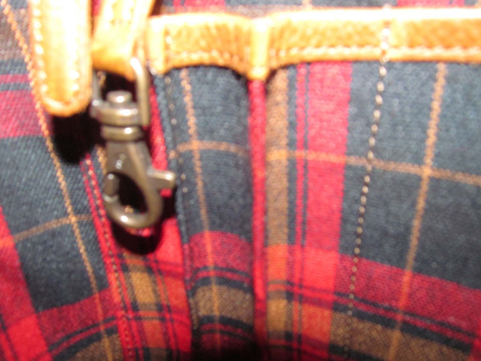 Will Leather Goods Eugene, OR Denim/Tan Leather & Canvas 15″ Laptop Backpack-NWT
