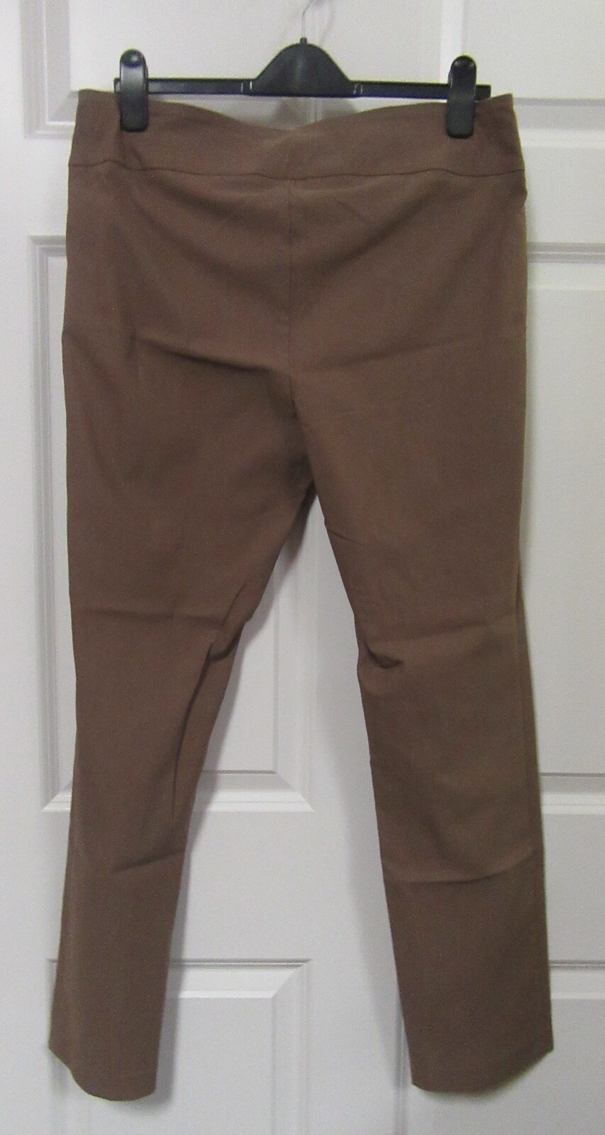 Raffinalla Rayon/Nylon Spandex Tummy Control Brown Taupe Pants SZ 16