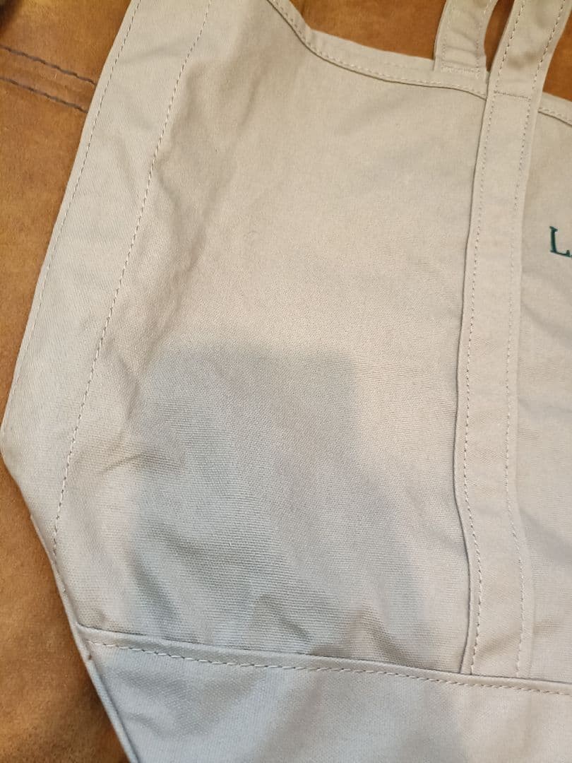 LLBean Limited Edition Washed Grocery Tote Bag, Light Shrink, Foldable