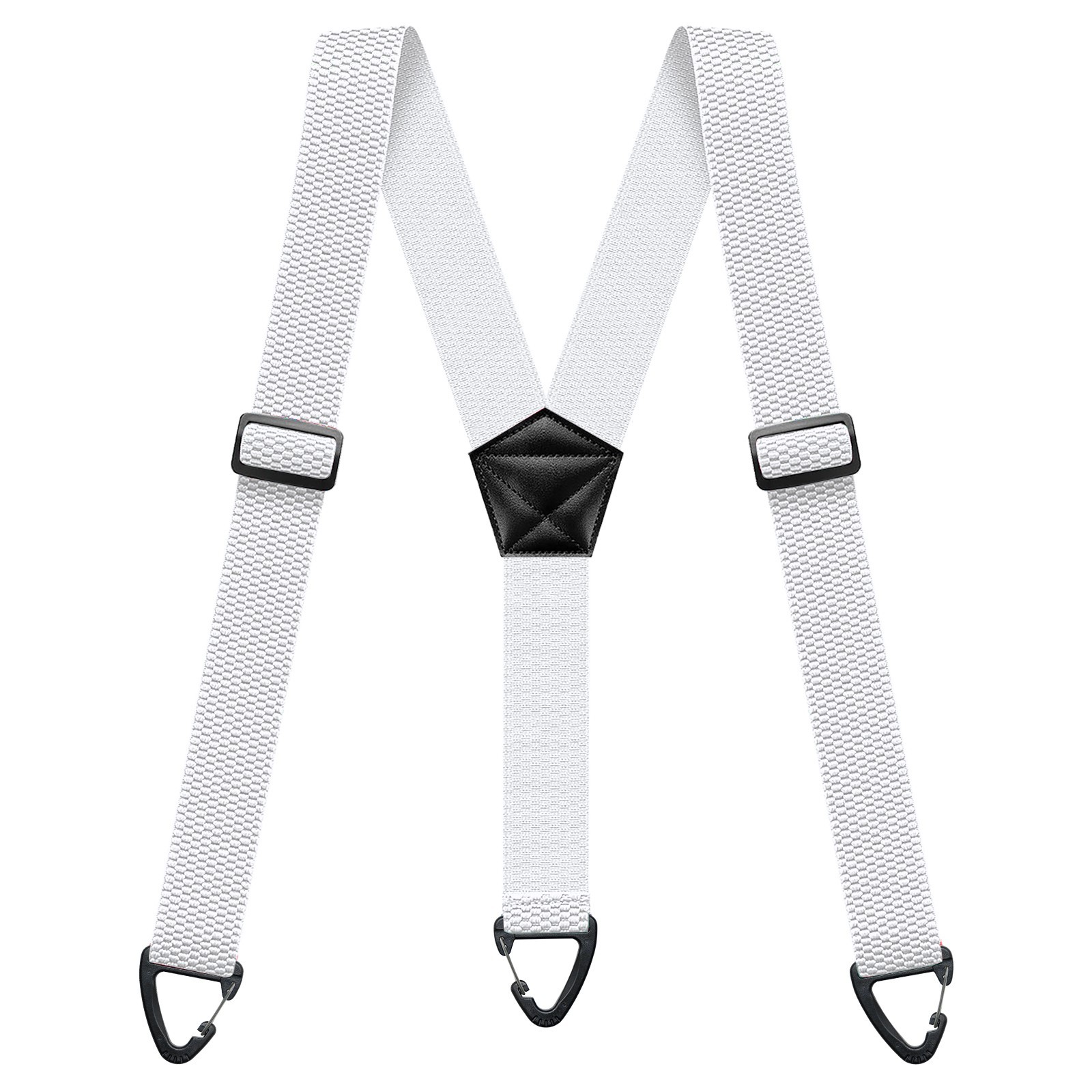 Men’s Hidden Y Back Suspenders Heavy Duty Work Adjustable 3 Snap Loop 1.5
