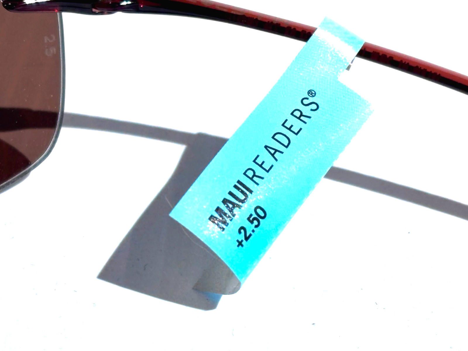 Maui Jim BREAKWALL Rootbeer POLARIZED HCL Bronze 2.5 READER Sunglass H422-2625