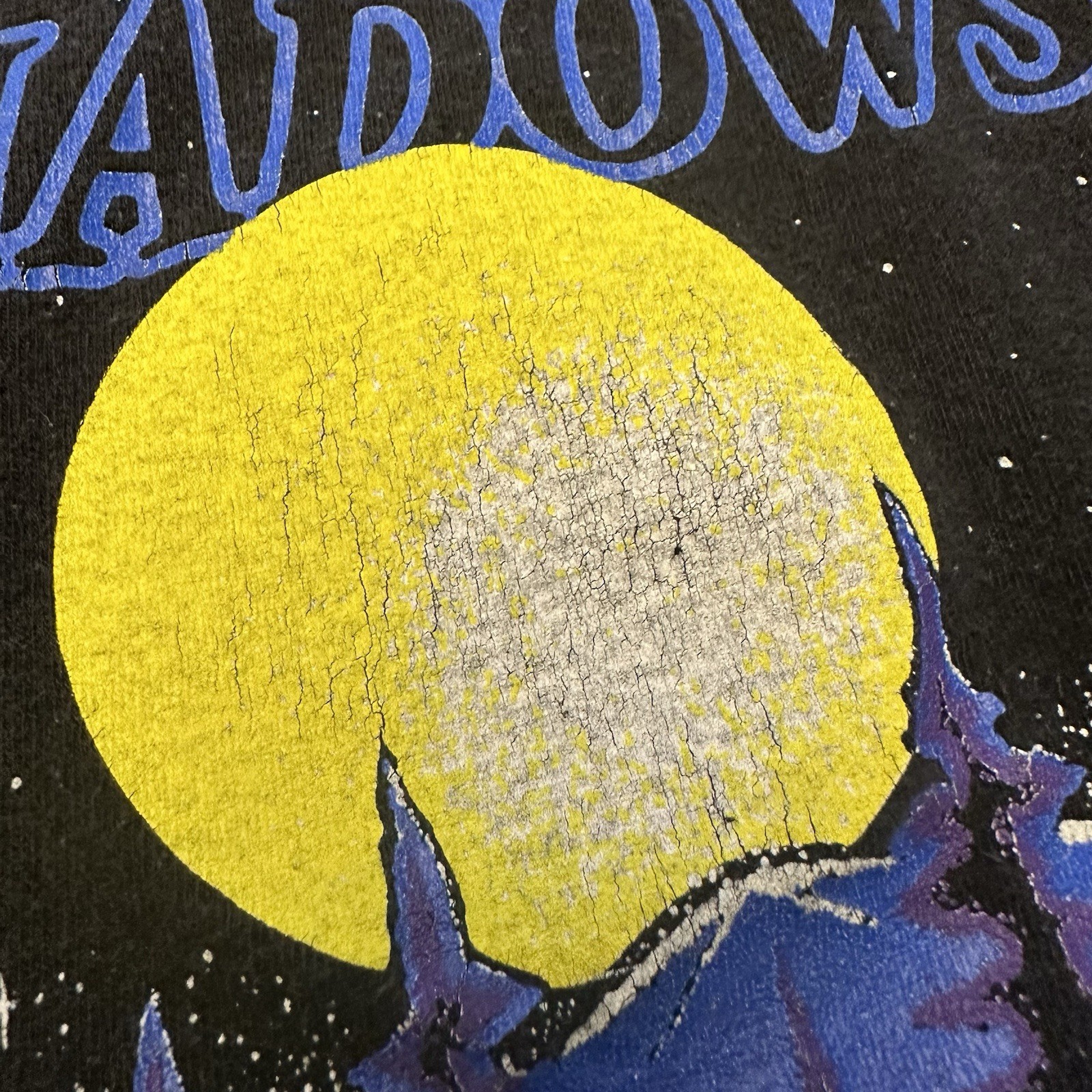 Vintage Shadows In The Night Turn One Motorcycle TShirt XL Biker 1993 90s USA