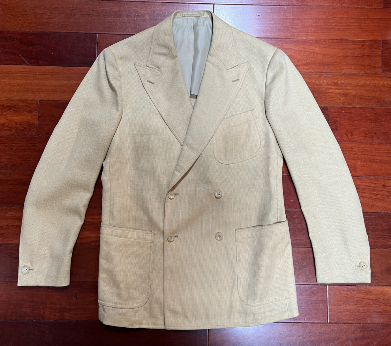The Armoury Ring Jacket Model 16 Made in Japan Wool Blazer Soft Yellow