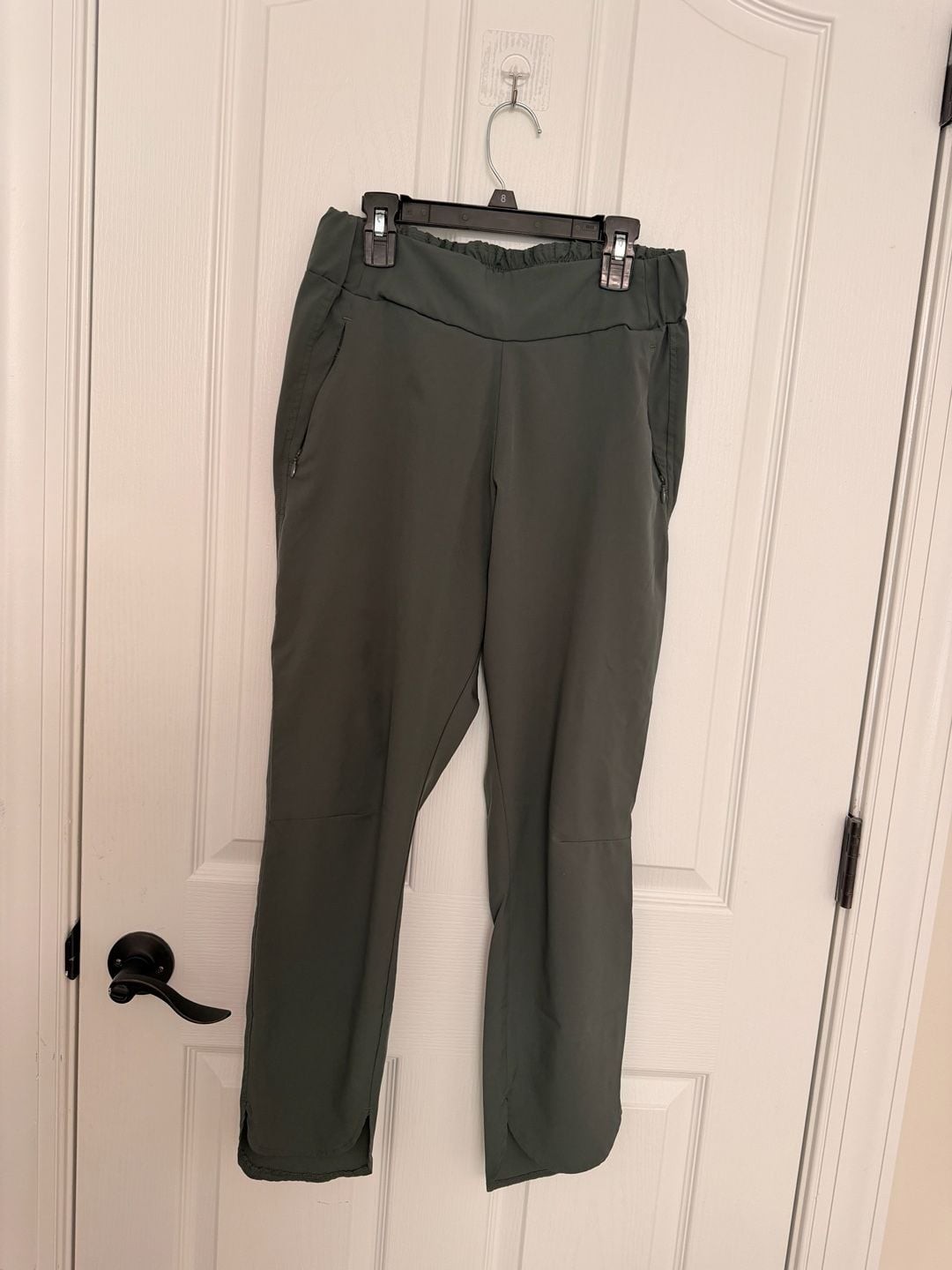 Aventura Women’s Bienne Pant Hiking Ankle Trousers in Mountain Green