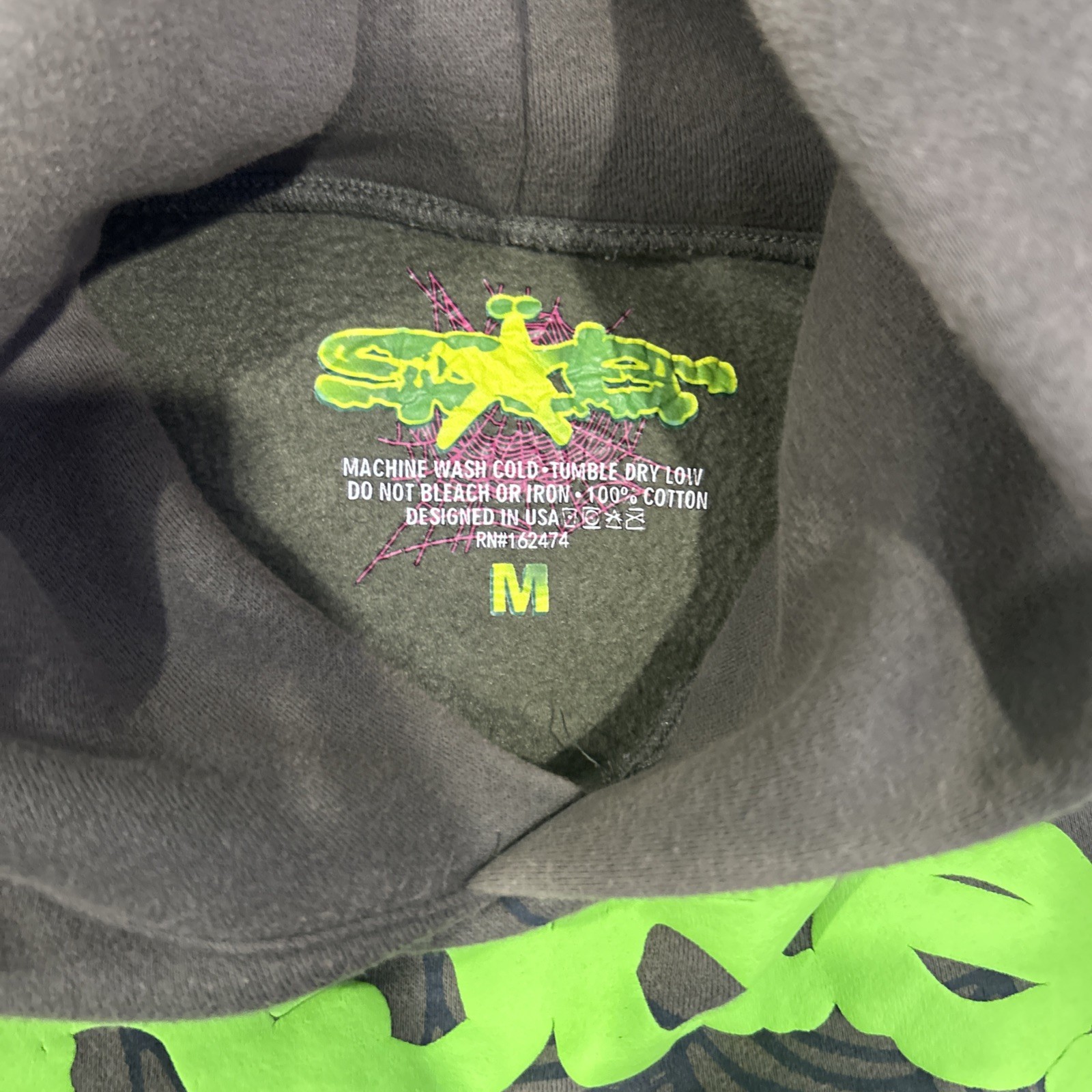 *BRAND NEW* Spider Worldwide “SLATE GREY“ Hoodie – Ready To Ship🚚💨 (Size M)