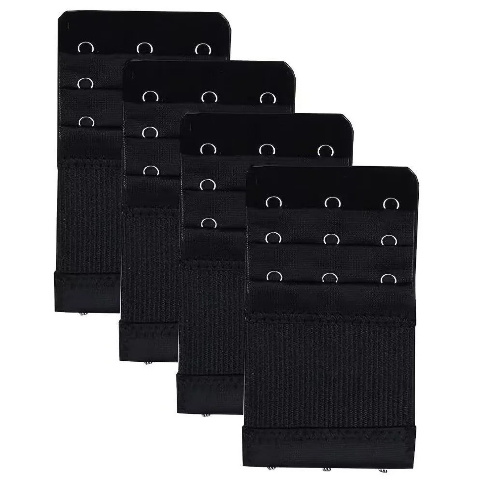 4Pcs Adjustable Bra Extender 2/3/4 Hooks with Elastic Underwear Strap Extension