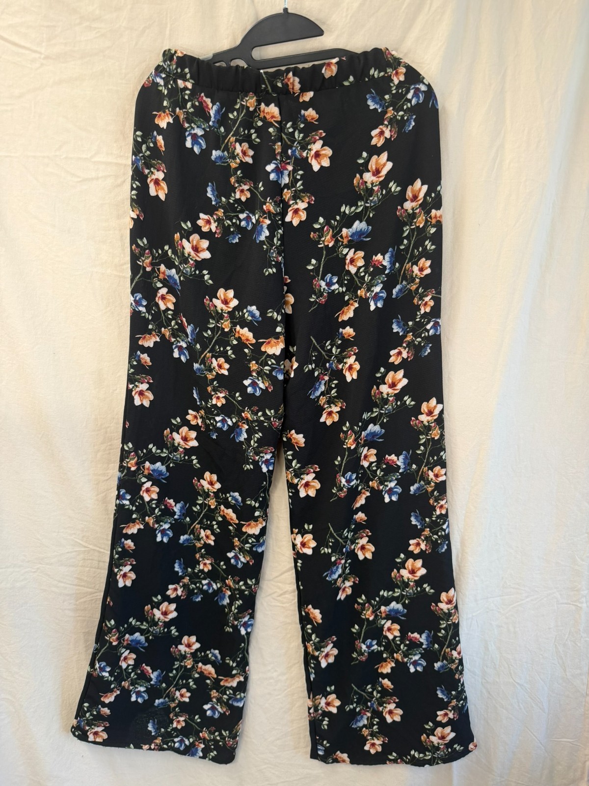 Vintage Daniel B- Brand floral Pattern wide-leg pants Size Small Lightweight