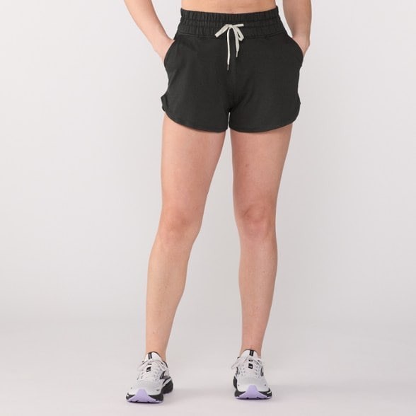 Vuori Halo Performance Short 2.0 Black Heather Size Large