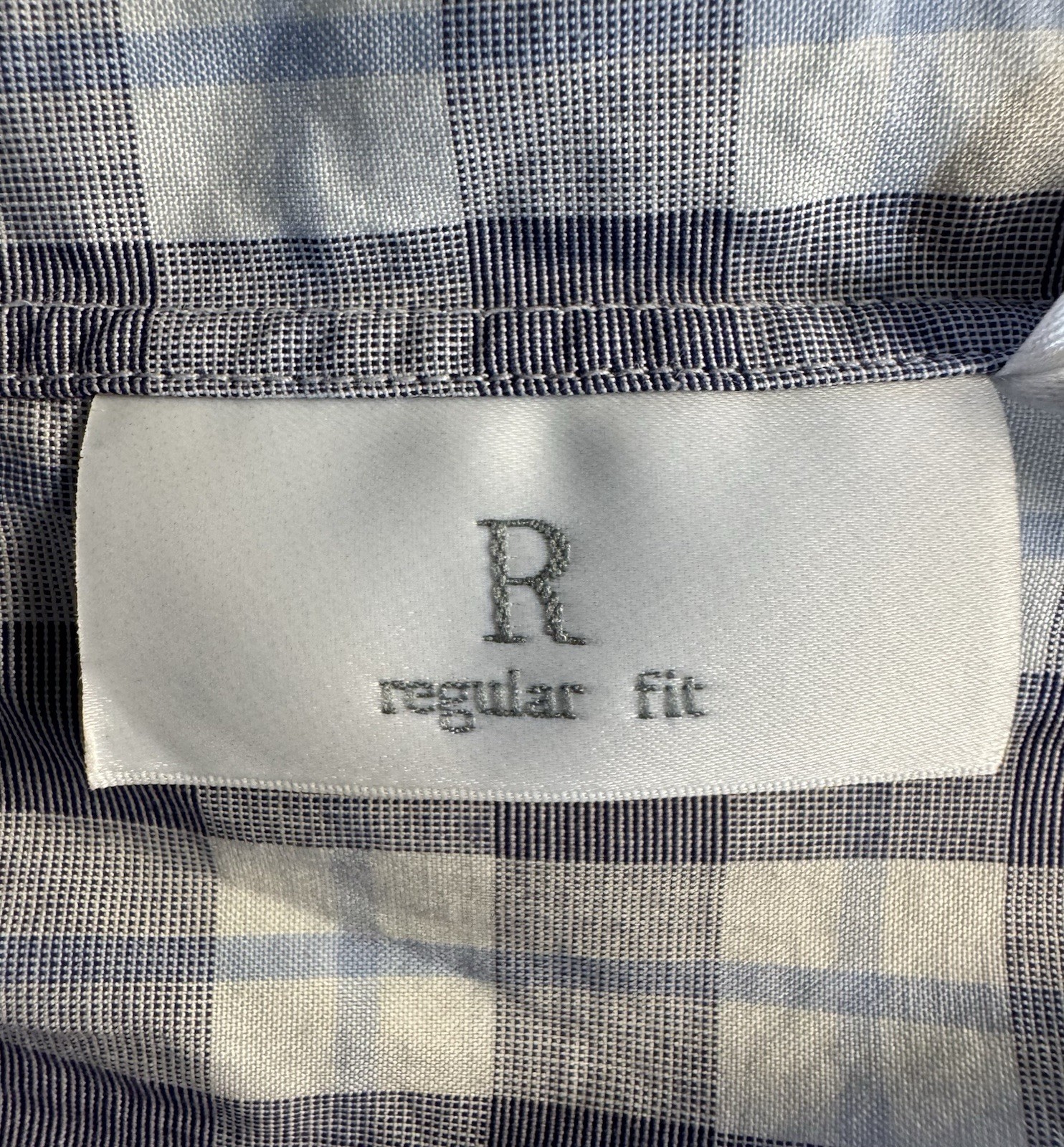 Ermenegildo Zegna Dress Shirt Mens 41 16 Regular Fit Excellent Cotton Plaid