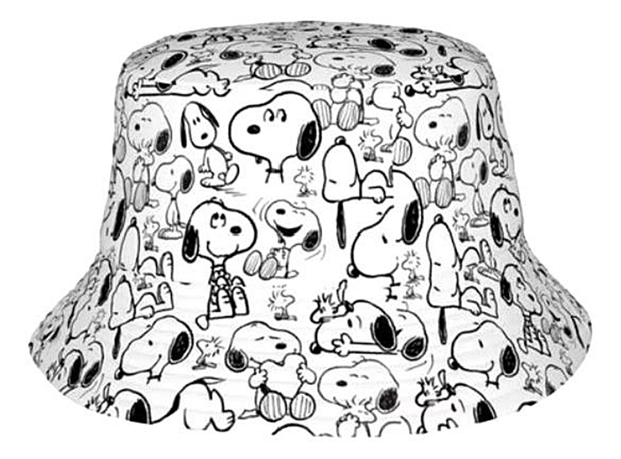 Snoopy All-Over Beagle Dog Print Bucket Hat