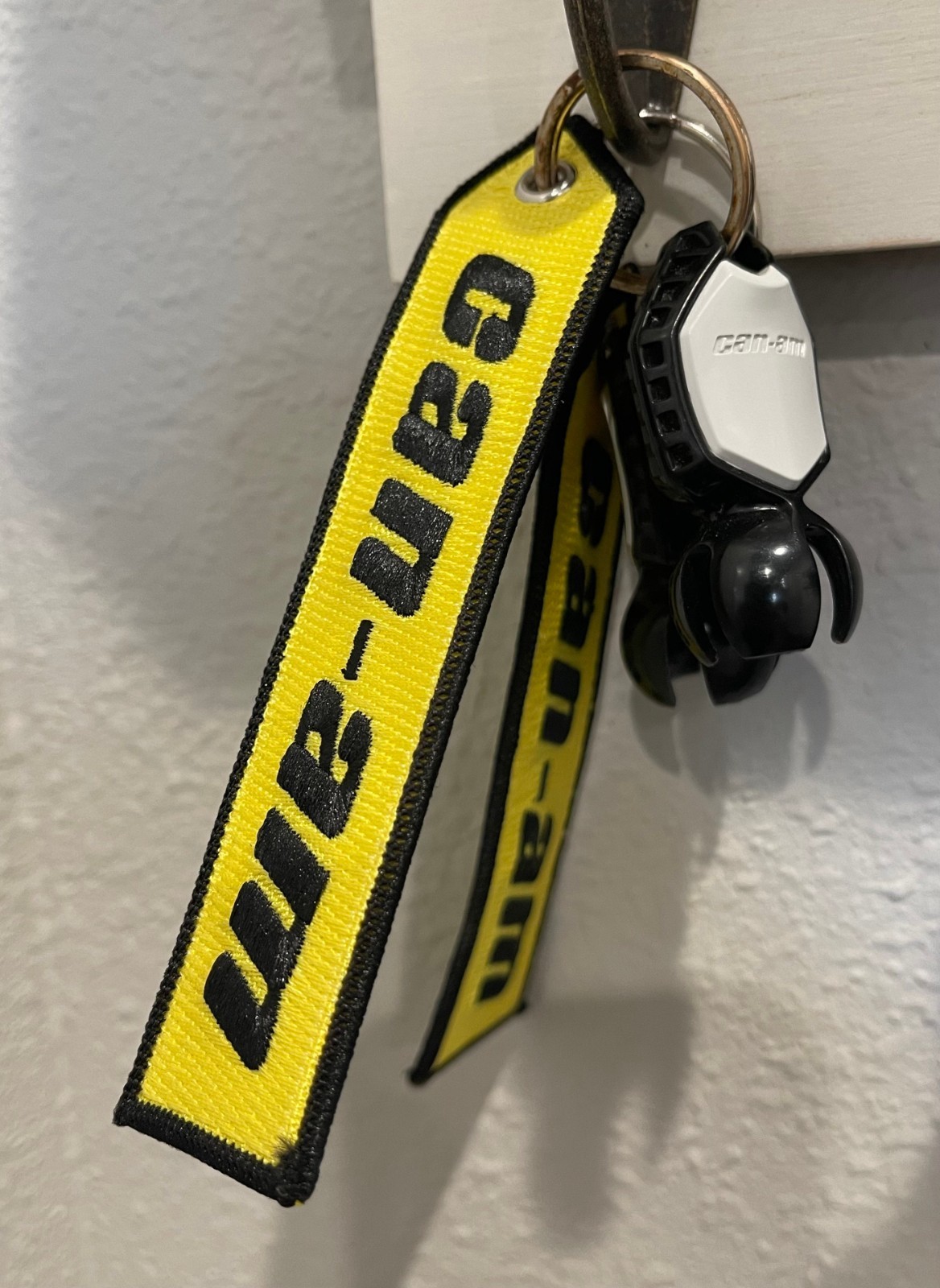 CHEVY or SILVERADO Keychain Embroidered Fabric Key Tag Chevy Accessories