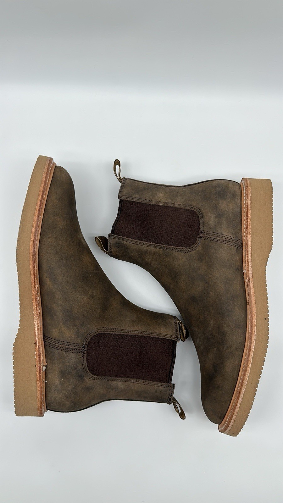 Taylor Stitch Ranch Boot Waterproof Espresso Grizzly Leather Men’s Size 11 D NEW