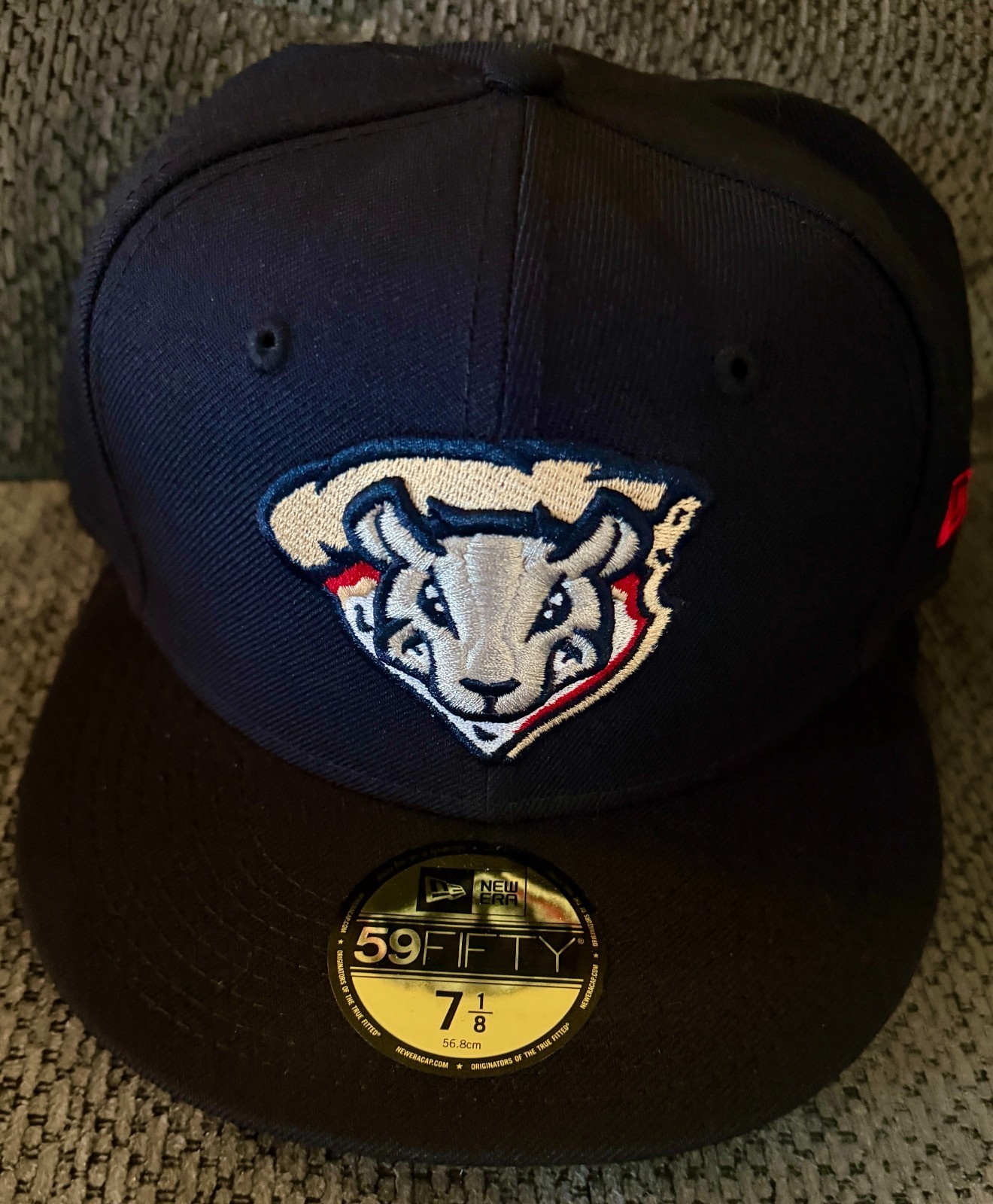 Staten Island Pizza Rats Baseball Hat 59fifty PIZZA RAT Fitted 7-8 SI OFFICIAL