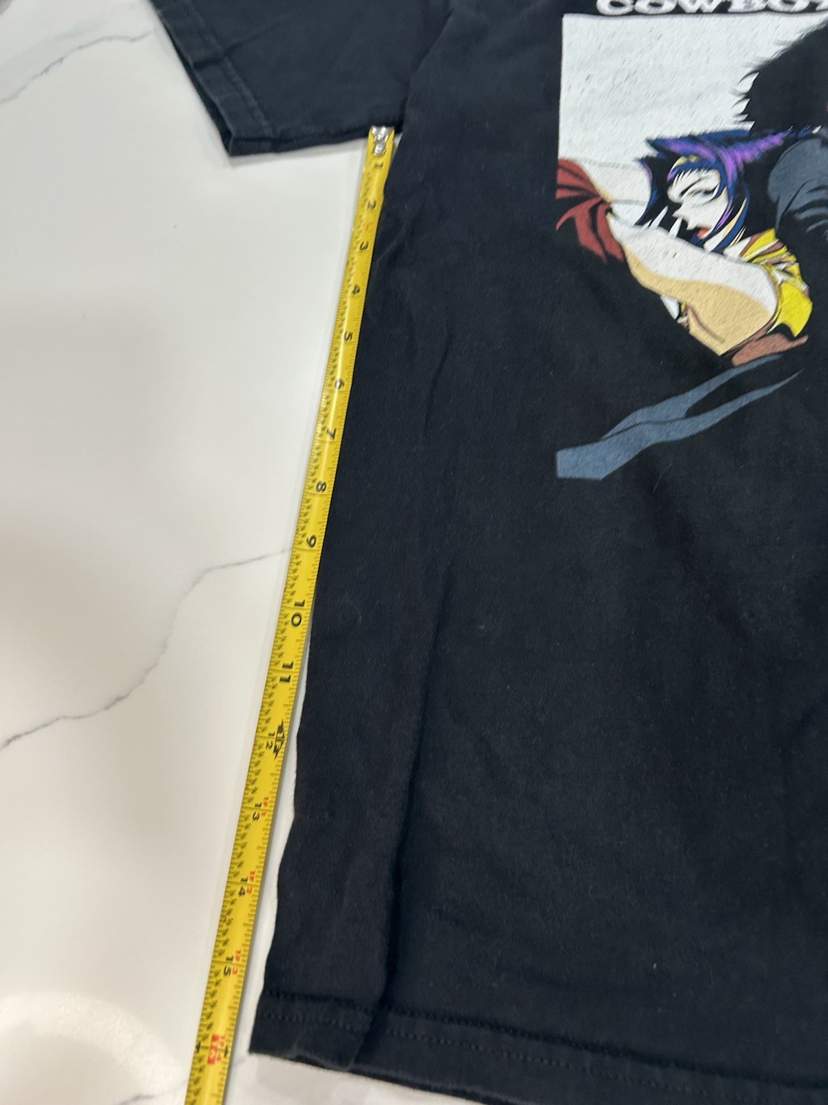 atsuko Cowboy Bebop Spike Black Graphic Crew Neck Short Sleeve T-Shirt M