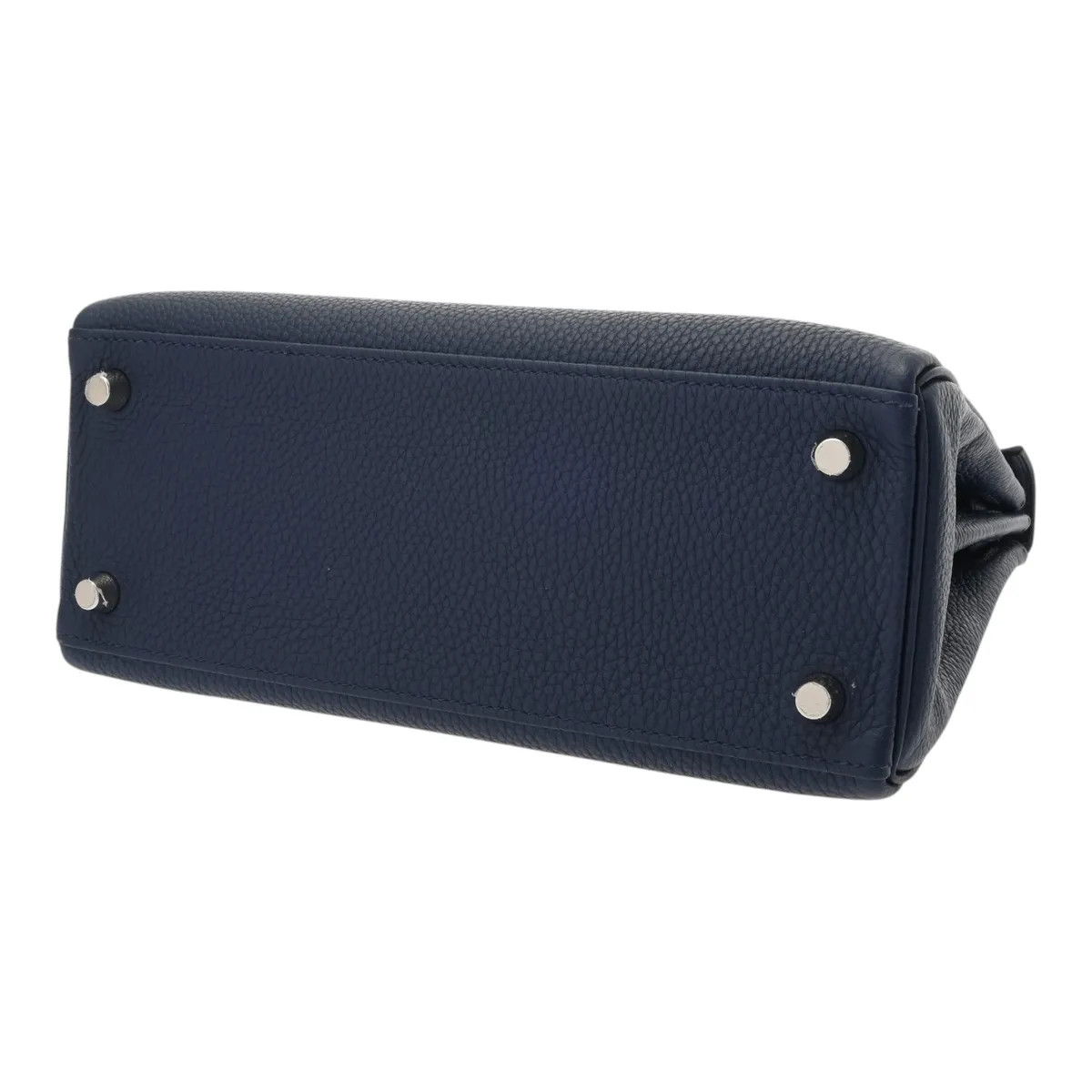 Hermes Kelly Handbag Togo Leather Blue #WB3922