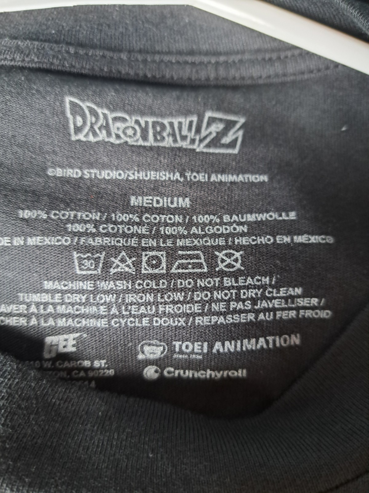 Dragon ball Z graphic tee Super Saiyans