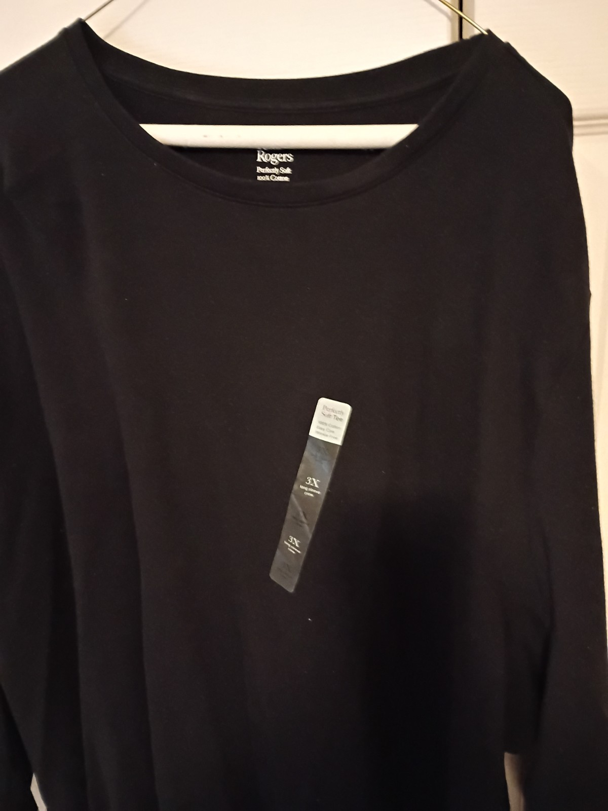 Kim Rogers Black Top,3x,NWT