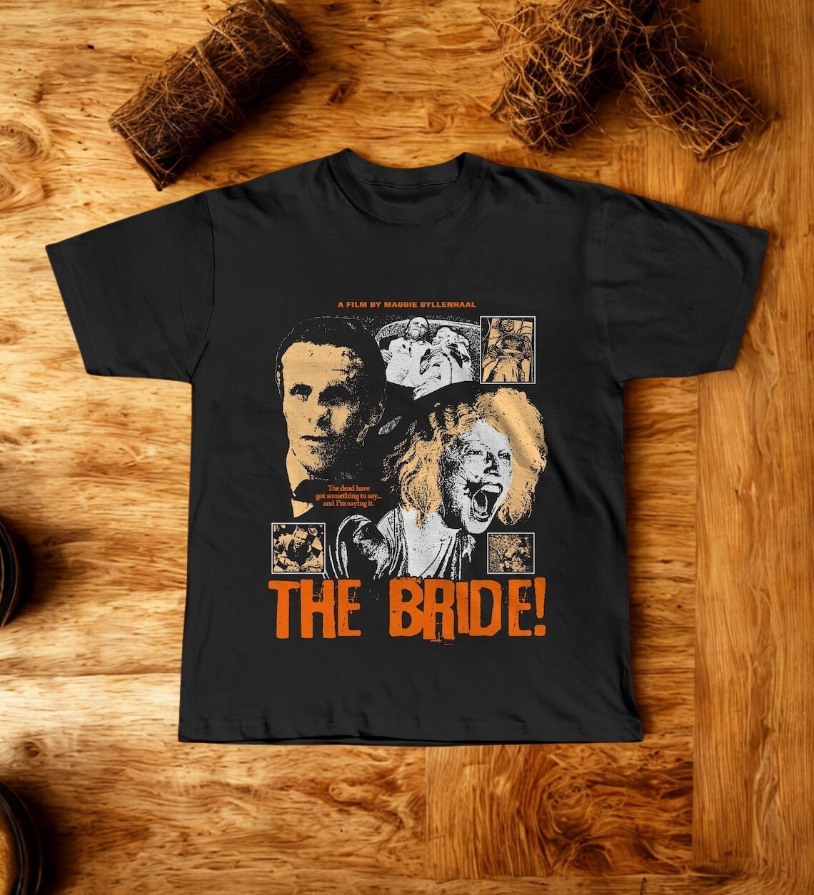 Vintage Horror Movie “The Bride!” Graphic T-Shirt – Retro Gothic Film