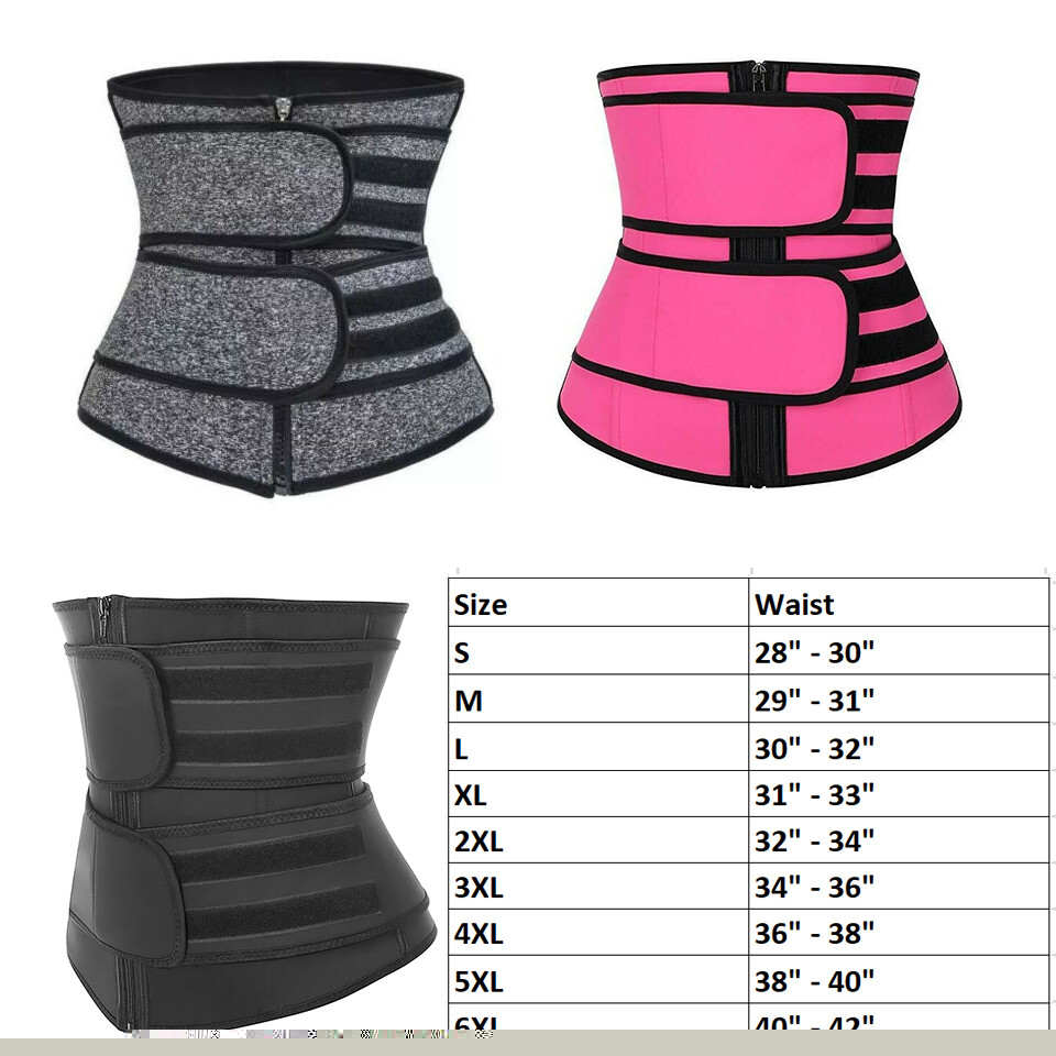 Men Waist Trainer Body Training Shaper Sweat Belt Tummy Control Cincher Girdle