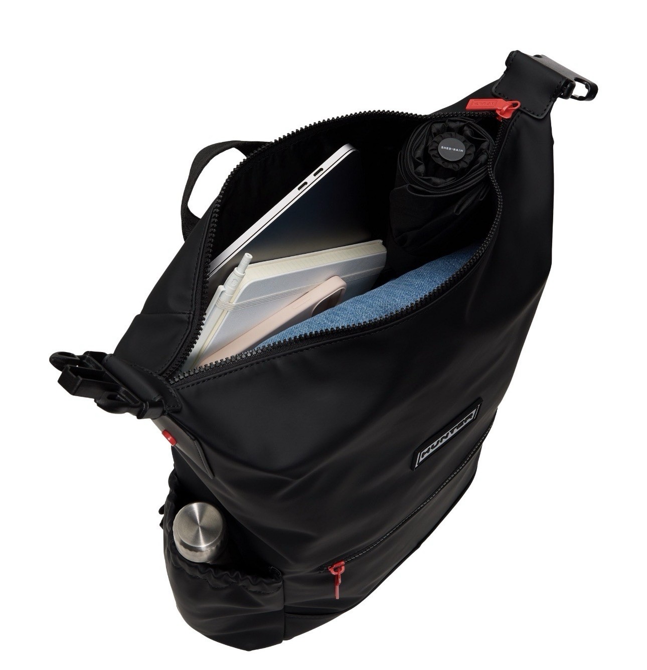 Hunter Top Click Backpack In Smooth Black