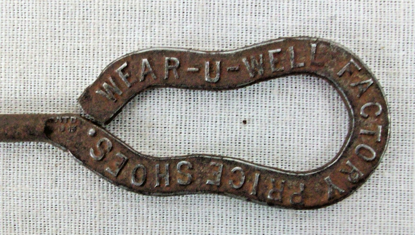 Vintage Button Hook Shoe Hook Boot Hook WEAR-U-WELL FACTORY PRICE SHOES Antique