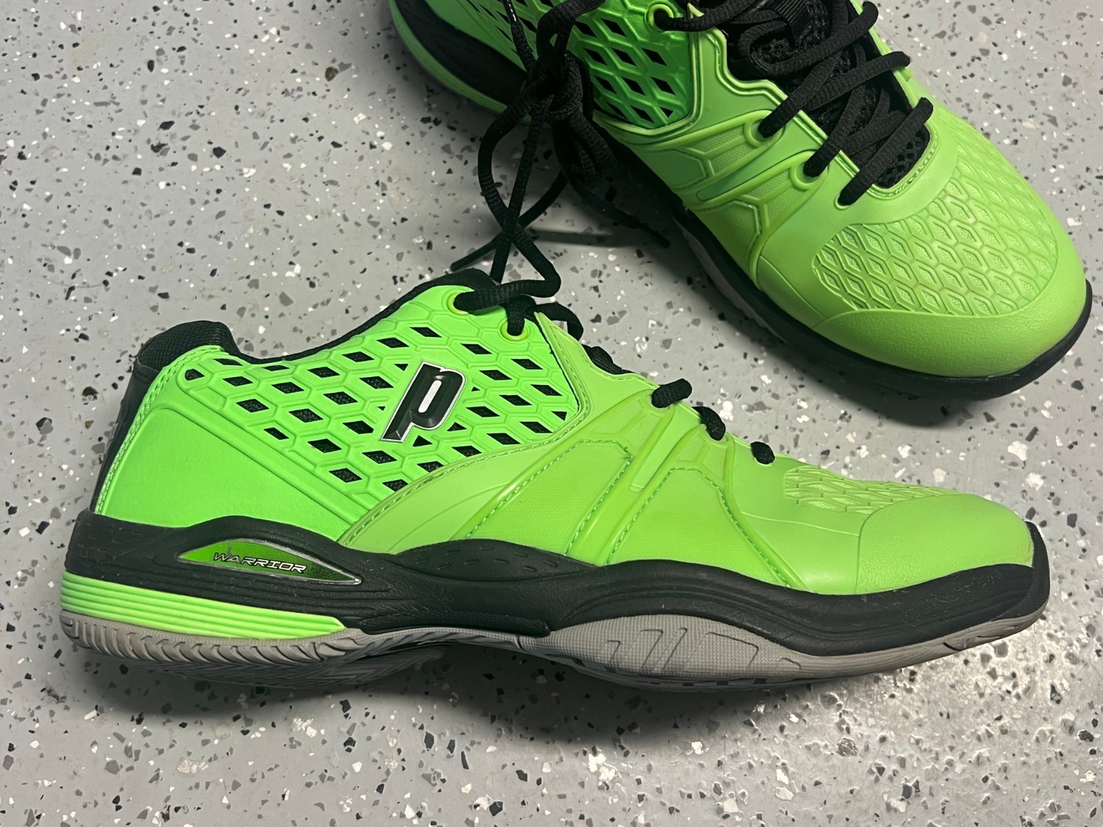 Prince Warrior TeXtreme Limited Edition Tennis Shoe Green / Black – US Size 11