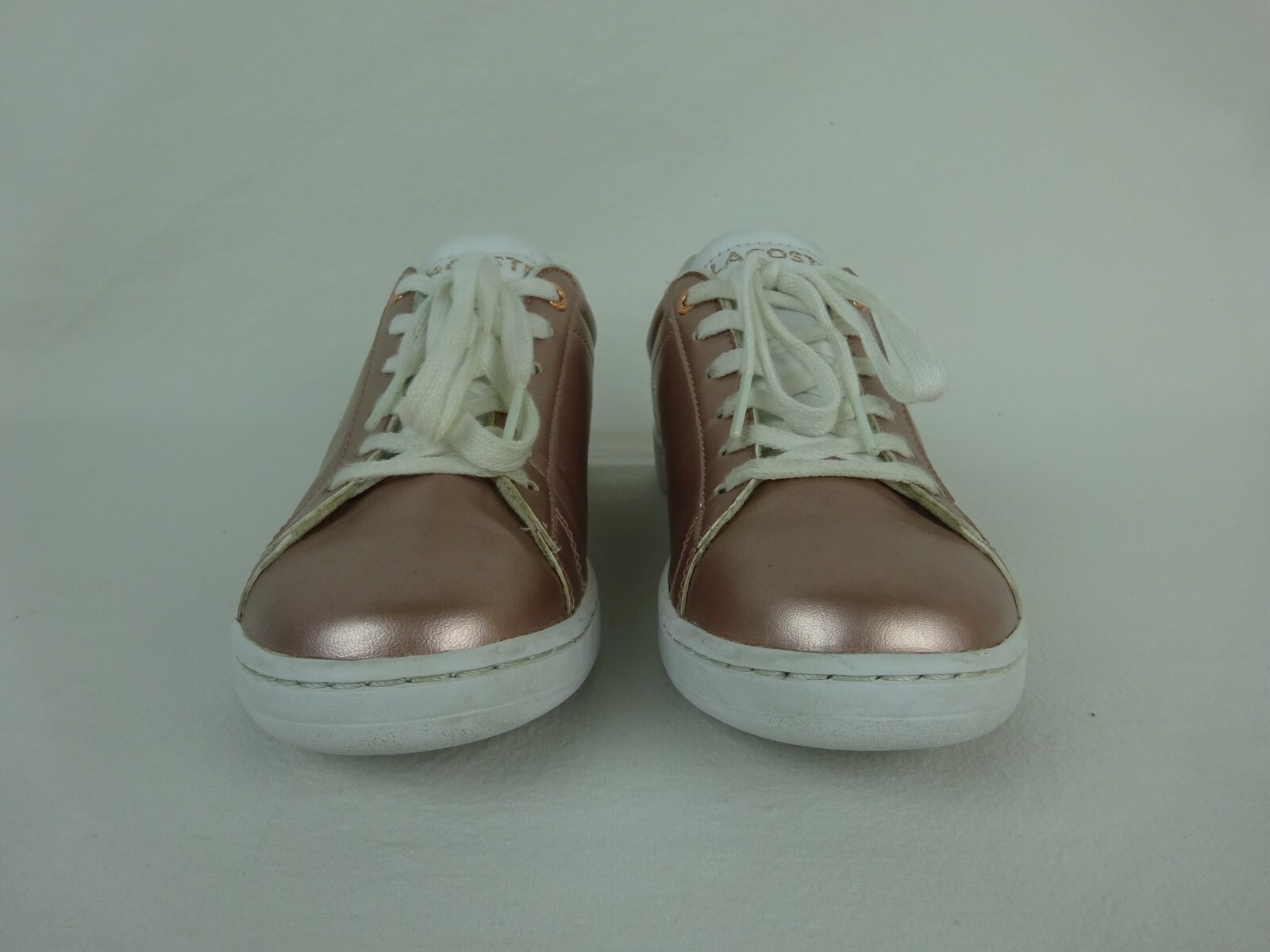 Lacoste Carnaby Evo 318-2 Metallic Pink Fashion Sneaker ~ EU Size 37