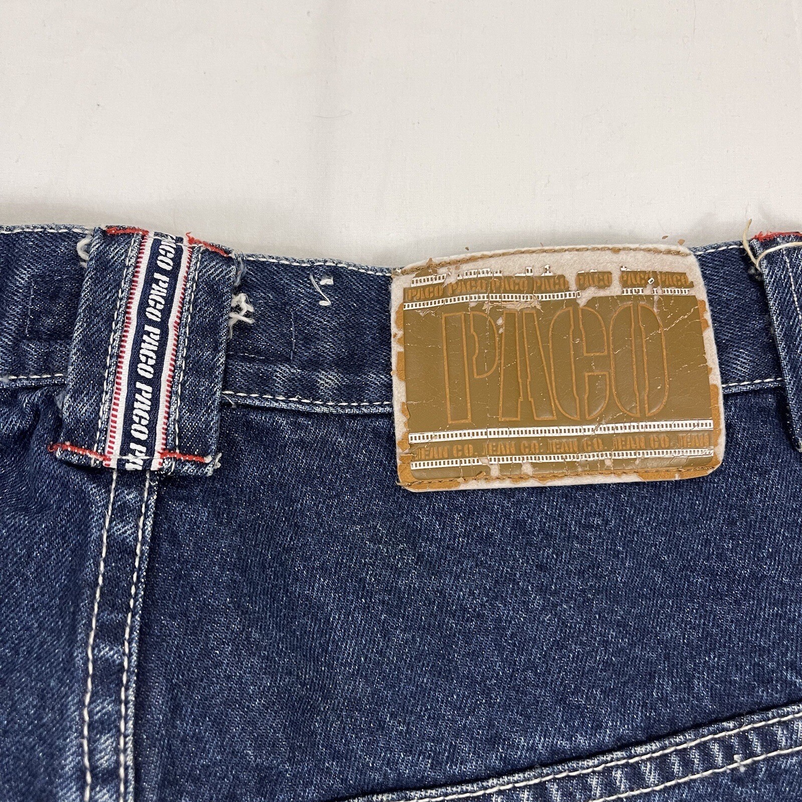 Vintage 32×32 PACO Denim Jeans Baggy Wide Punk Grunge Skater 90s Y2K Hip Hop