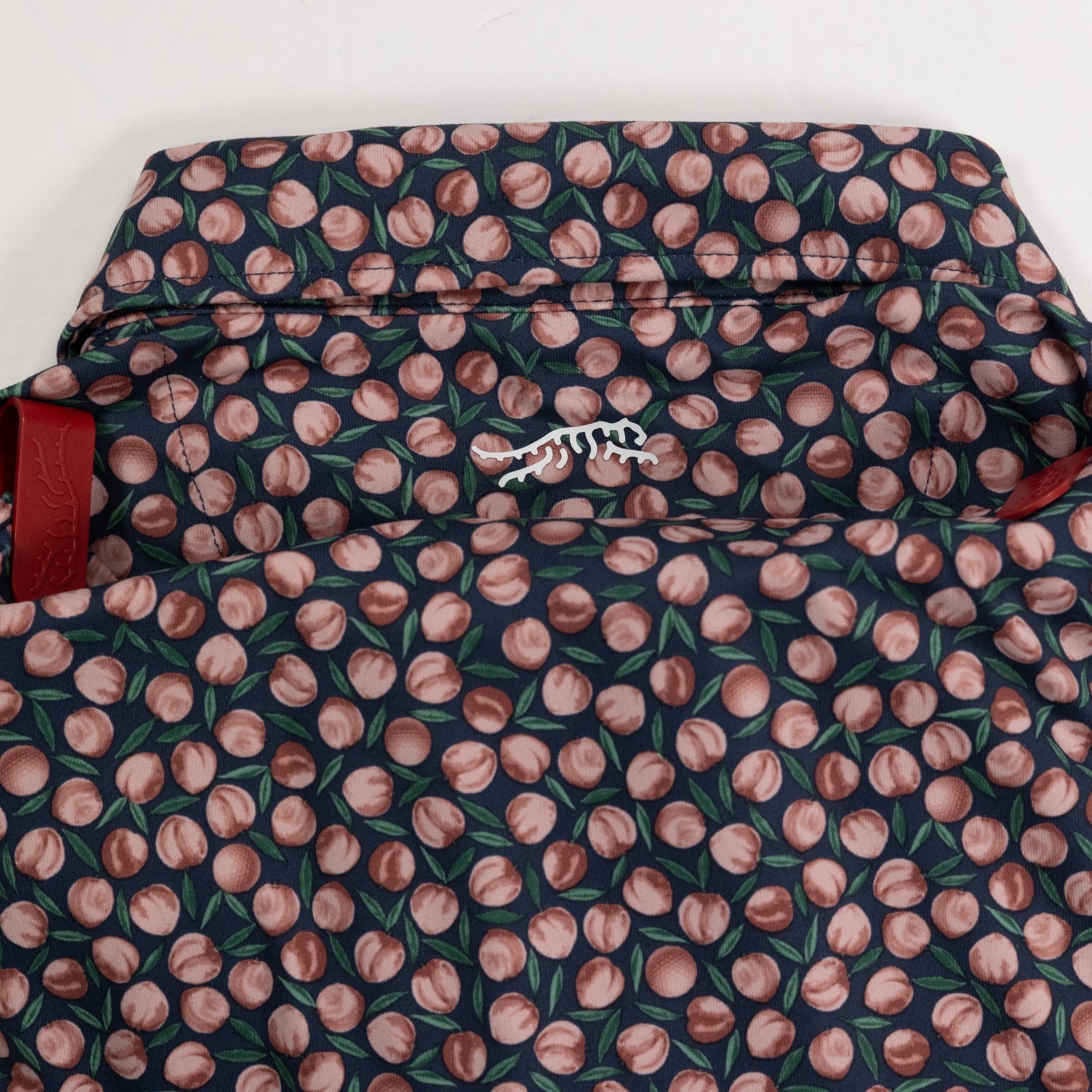 Sun Day Red Peaches Polo Navy Blazer Medium Tiger Woods NWT