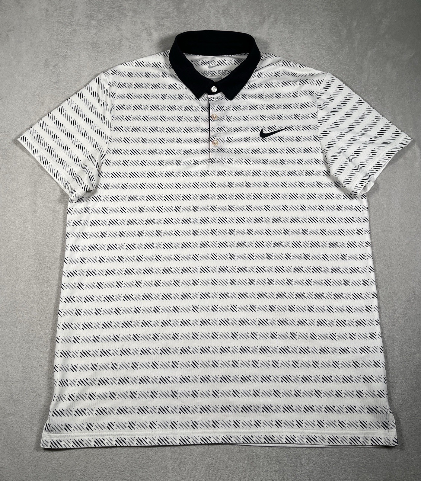 Nike Court Dri-Fit Advantage Men’s Large Tennis Polo Modern Dash Print