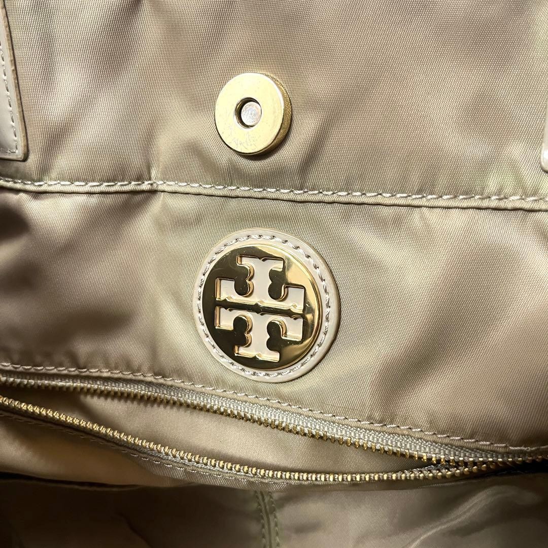 Tory Burch A4 Compatible Ella Tote Bag Nylon