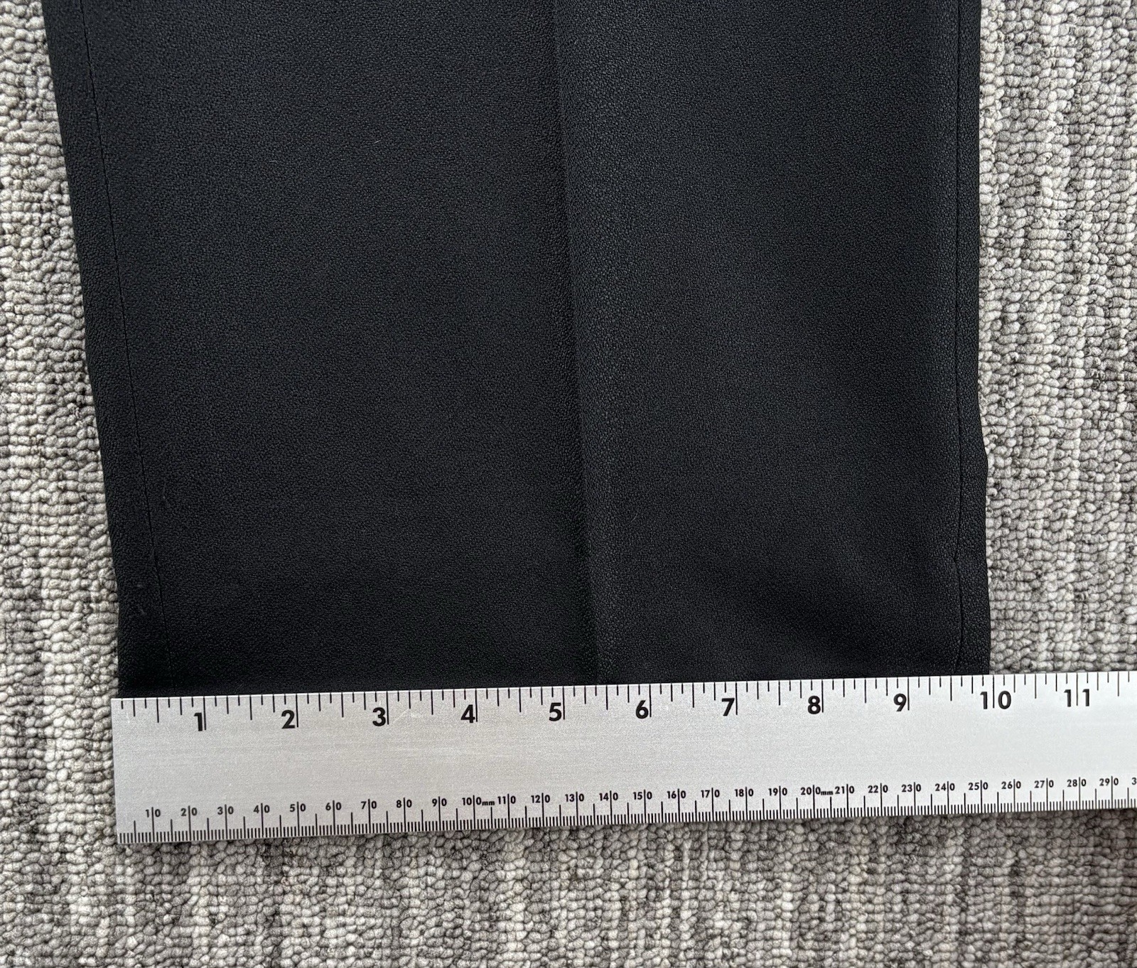 VTG Men’s Baggy Wide Black Pleated Dress Pants 34×31 Talon Zipper 10” Leg