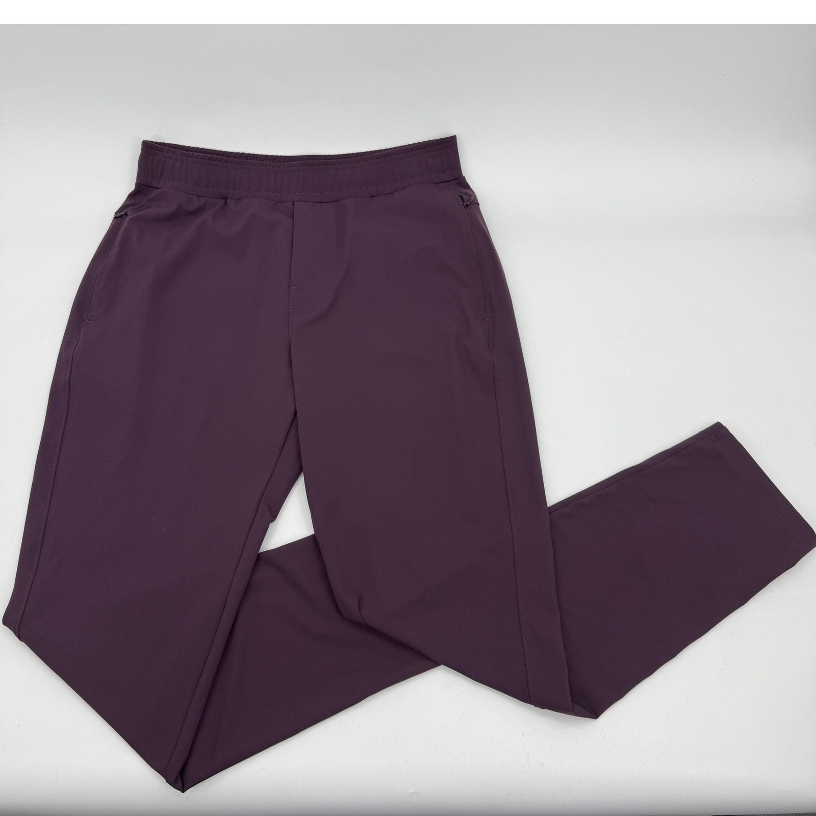 PUBLIC REC Mens All Day Every Day Pant Size 32 Merlot Stretch Jersey Tapered Leg