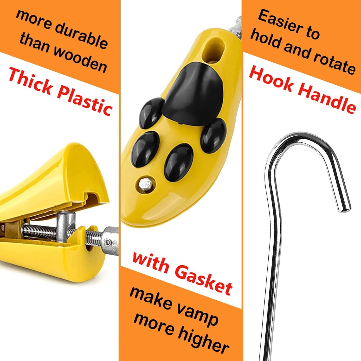 Shoe Instep Stretcher Adjustable Shoe Trees Higher Vamp Boot Shoe Support for…