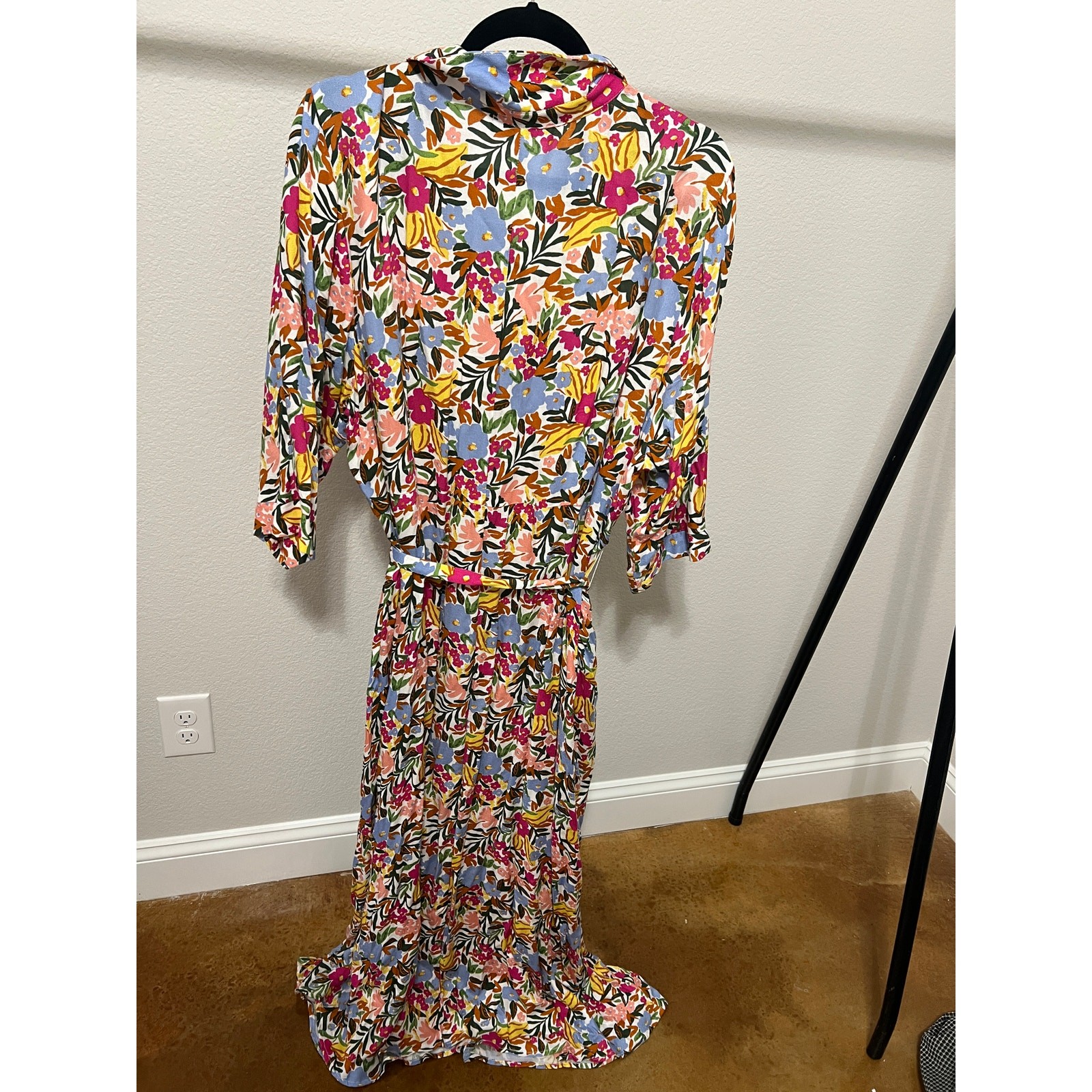Eloquii Elements Floral Maxi Dress Size 22