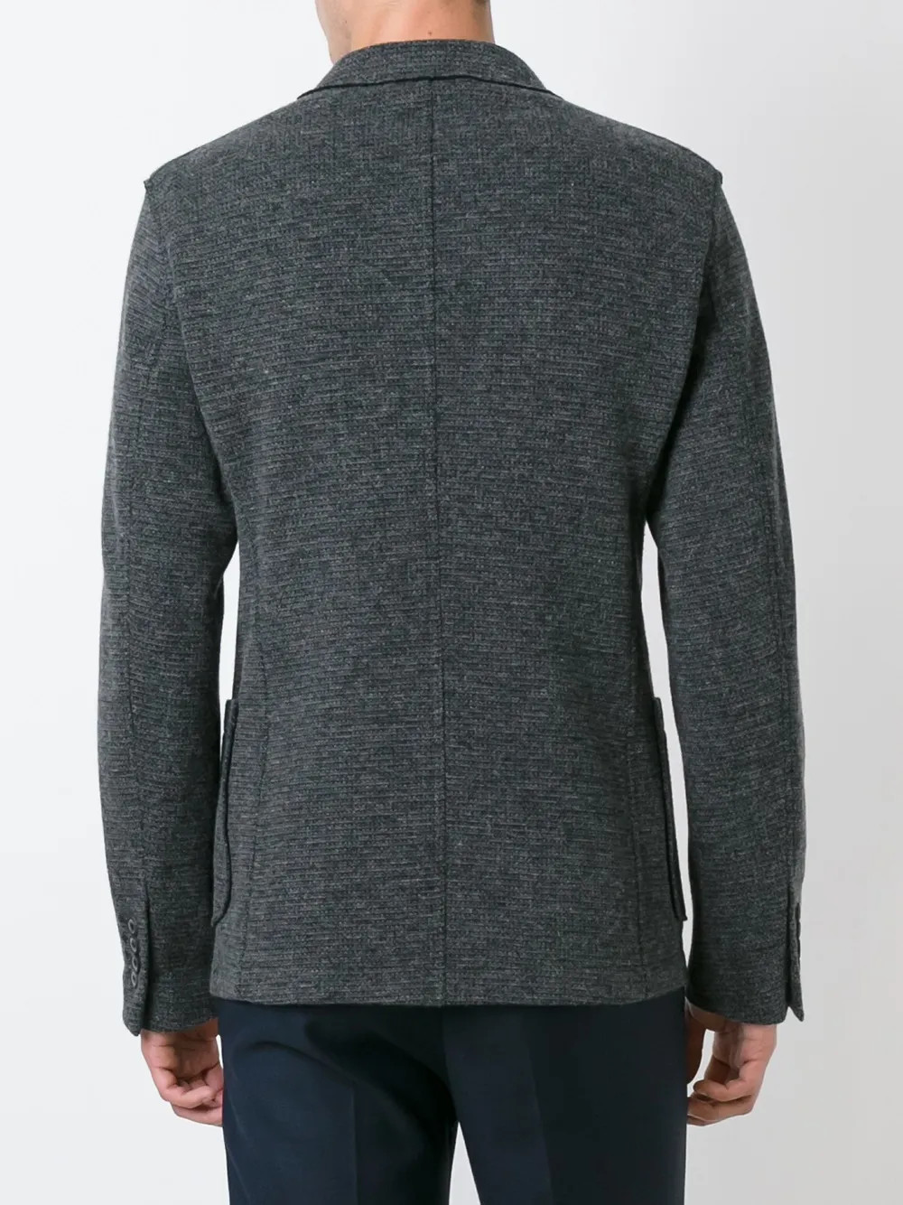Lanvin Men’s Deconstructed Double-Breasted Blazer Jacket In Grey Size 48R $1595