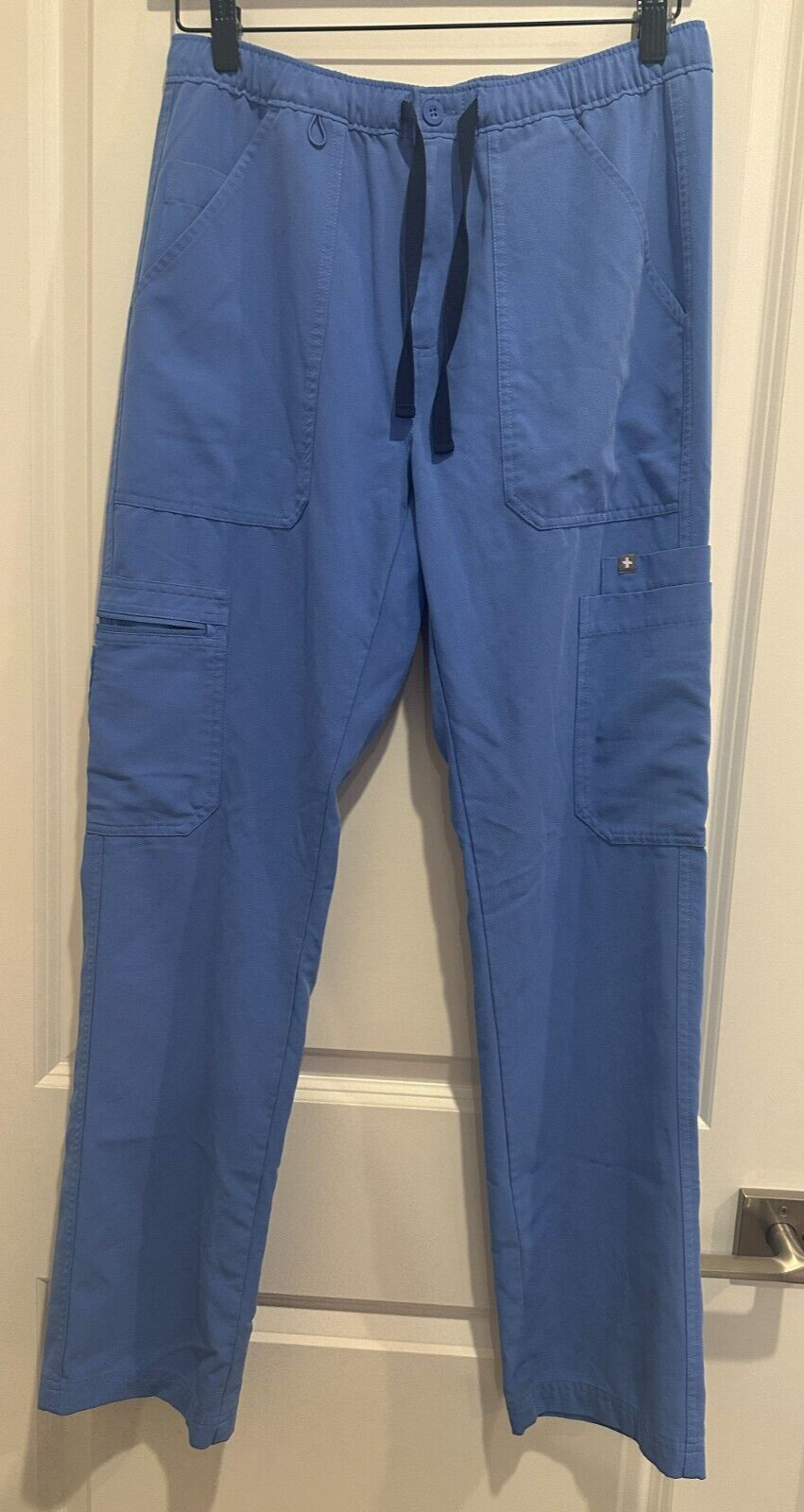 Figs Technical Collection Women’s Solid Blue Scrubs Pants SZ S