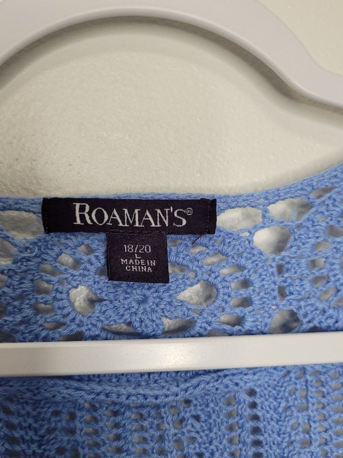 Romans open knit crochet tassel pull over beachy coastal plus size sweater