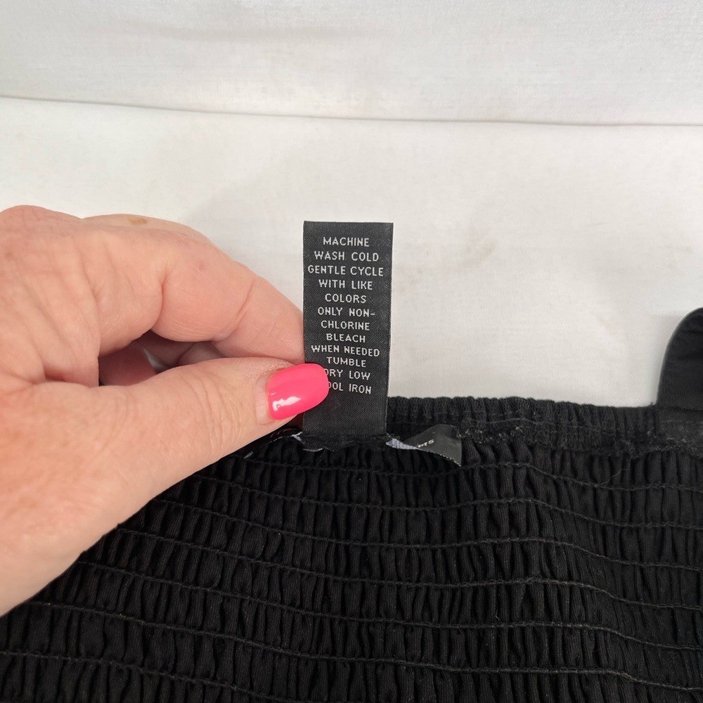 INC International Concepts Black and Gray Midi Dress