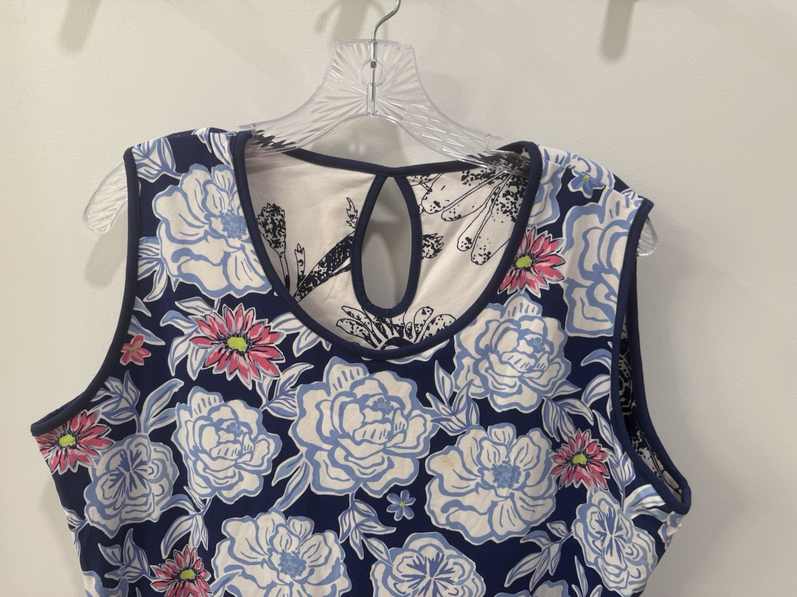Ana Clare Dress Reversible Tropical Coastal Resortwear Beach Summer Women’s XL