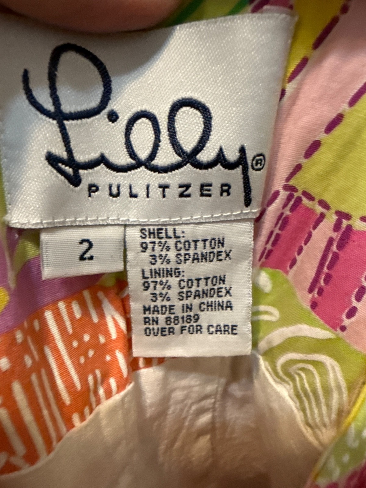lilly pulitzer mini sundress size 2