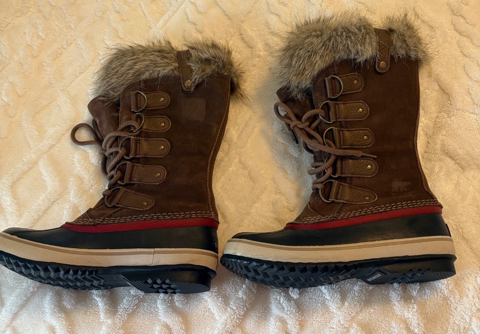 Sorel Joan of Arctic Boots for Women, Size 8-Brown