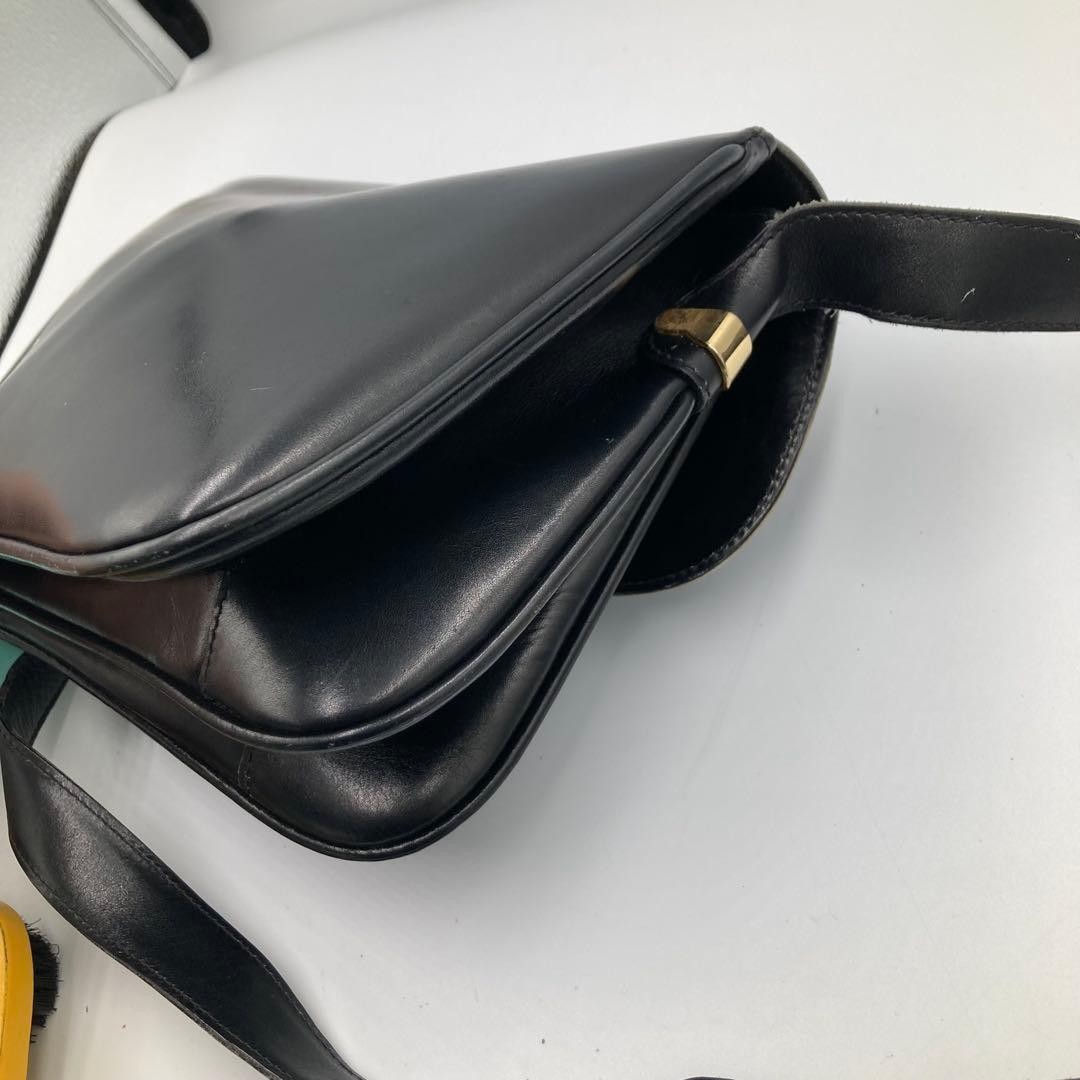 Celine Vintage Shoulder Bag Brown Excellent Condition Japan 0611851
