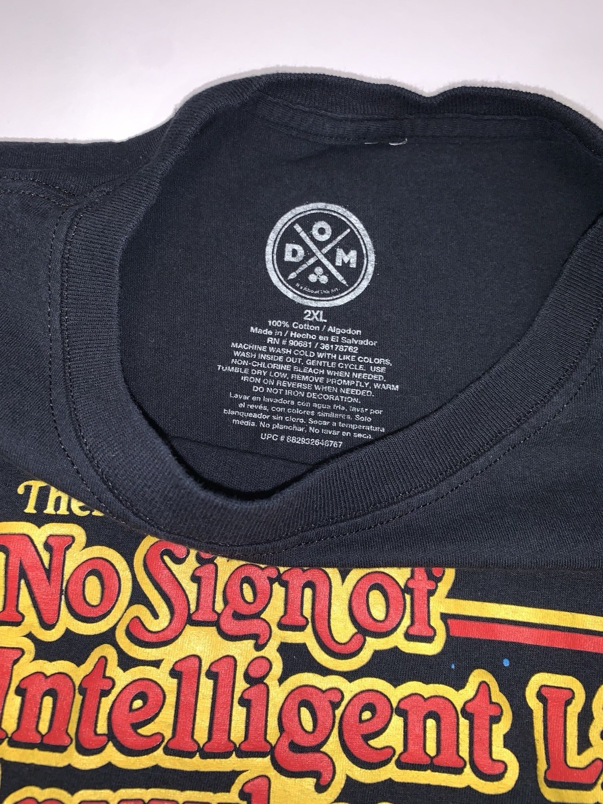 Men’s 2XL Blk Aliencore Grungy Alien T-Shirt Short Sleeve Crew Cynical Retro