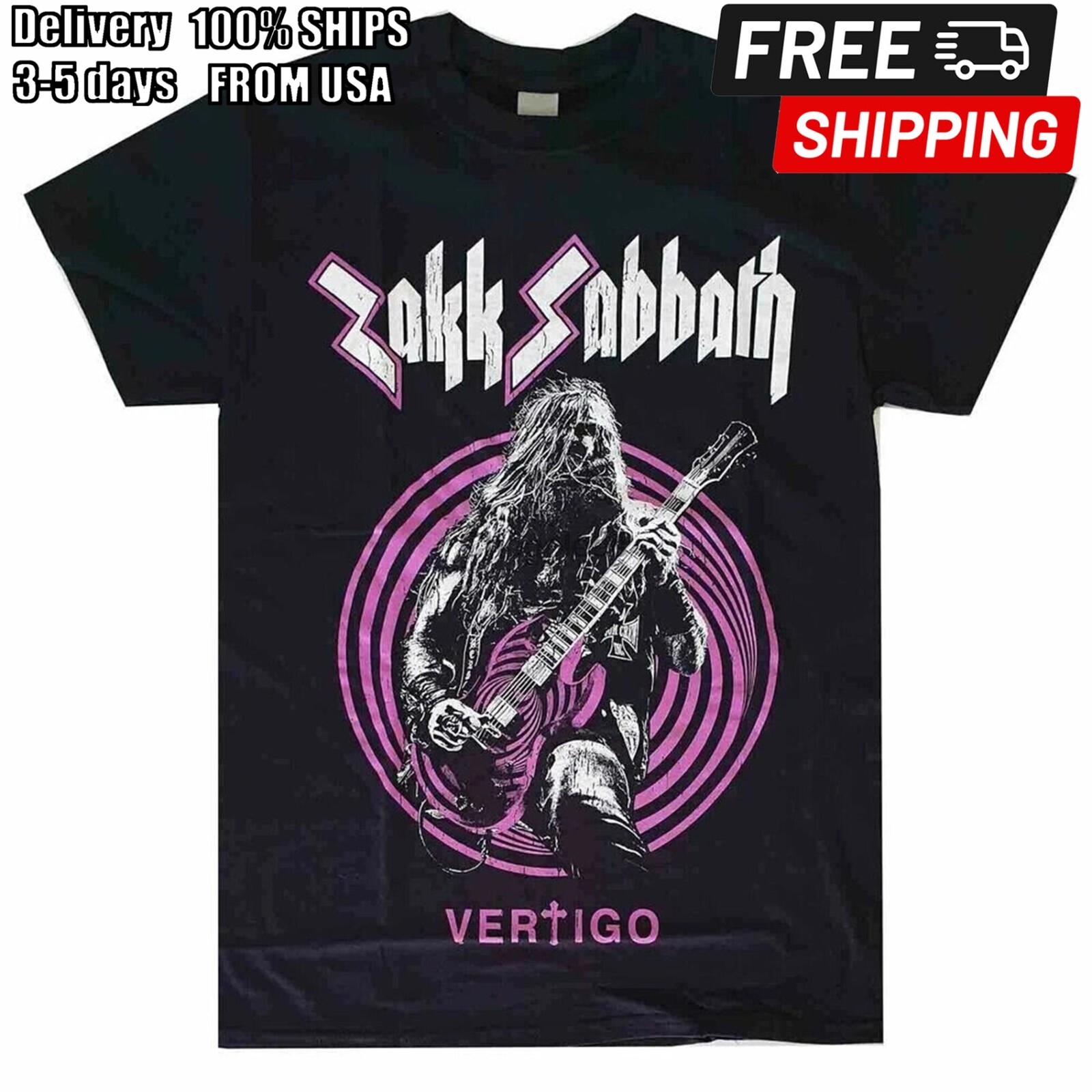 New Zakk Sabbath Vertigo Gift For Fans Unisex S-5XL Shirt UM77
