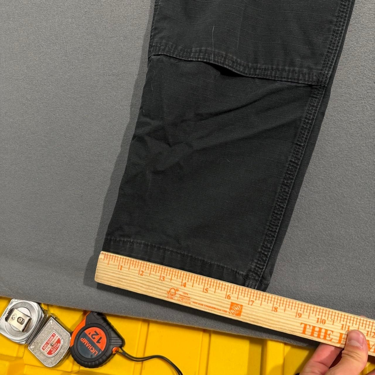 Carhartt Relaxed Fit Ripstop Cargo Work Pants Black Men’s 33×32