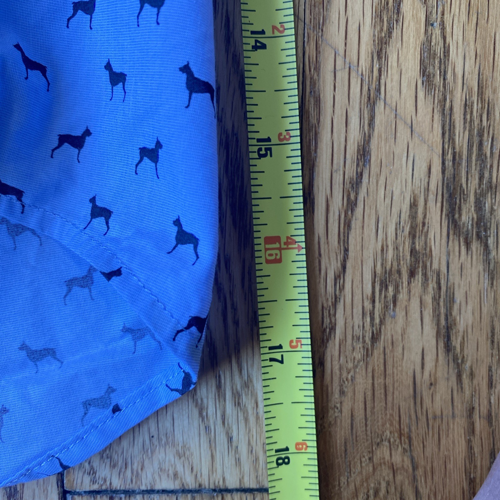 Banana Republic All Over Dog Print Large Slim Flex Fit Tech Stretch Cotton