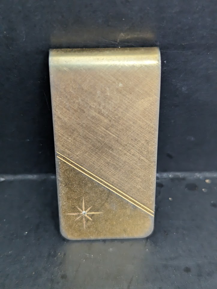 Gold Star Made in the USA Money Clip Rare Vintage